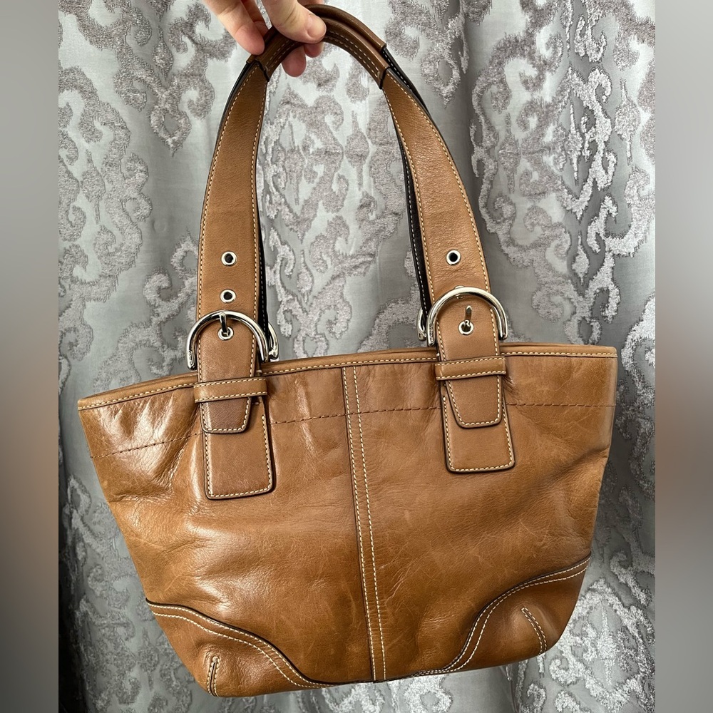 Vintage Coach 9544 Soho Leather Tote - Picture 2 of 11